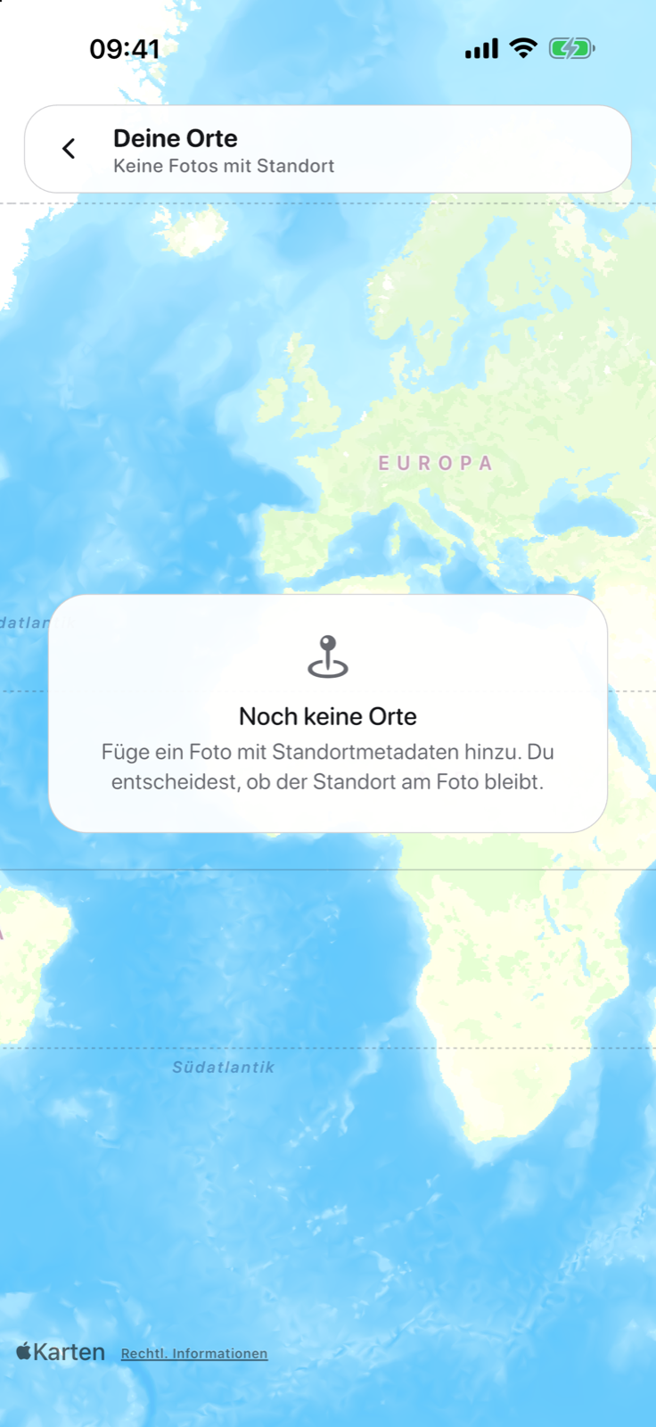 DayJar Orte auf einer Karte